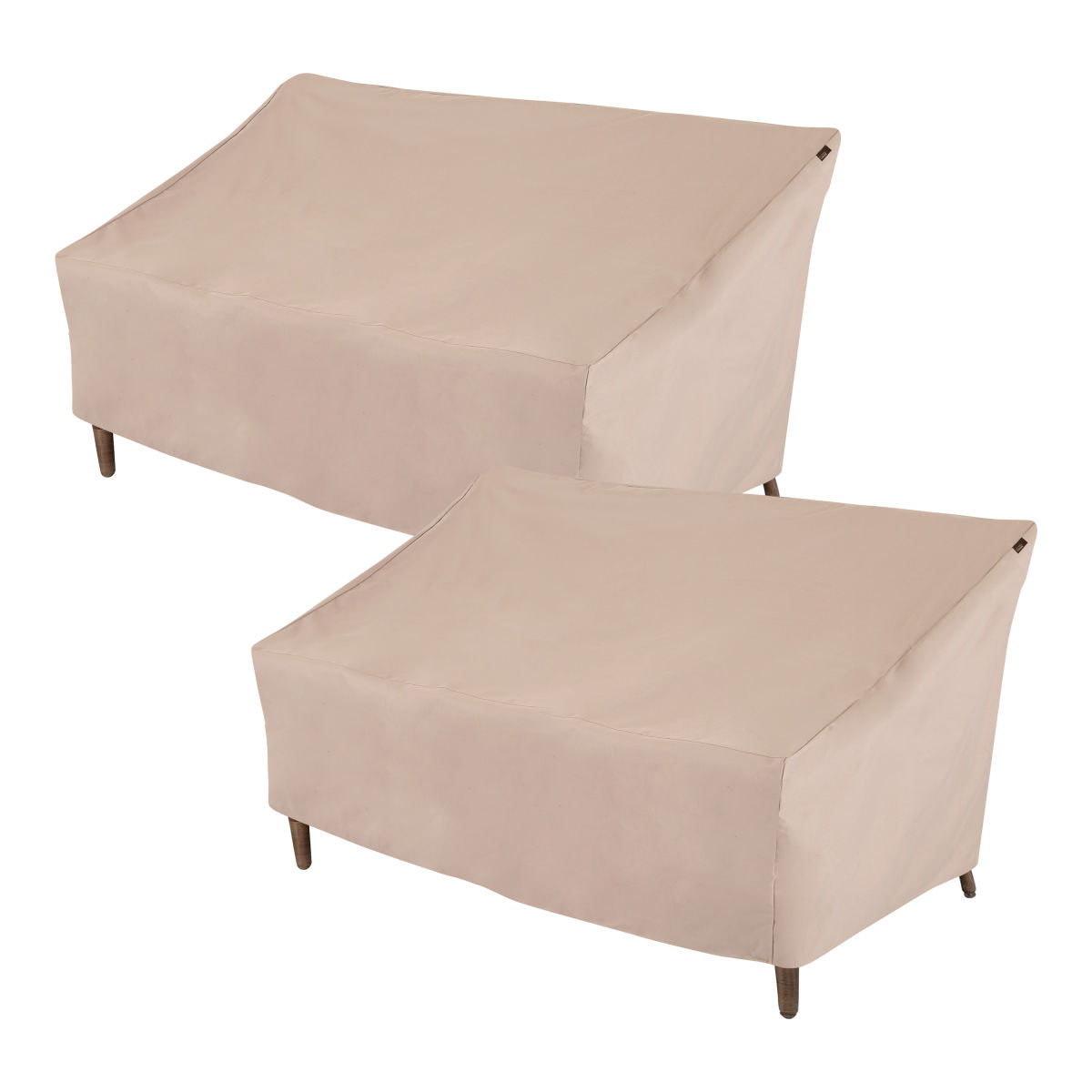Chalet Beige Outdoor Loveseat Cover