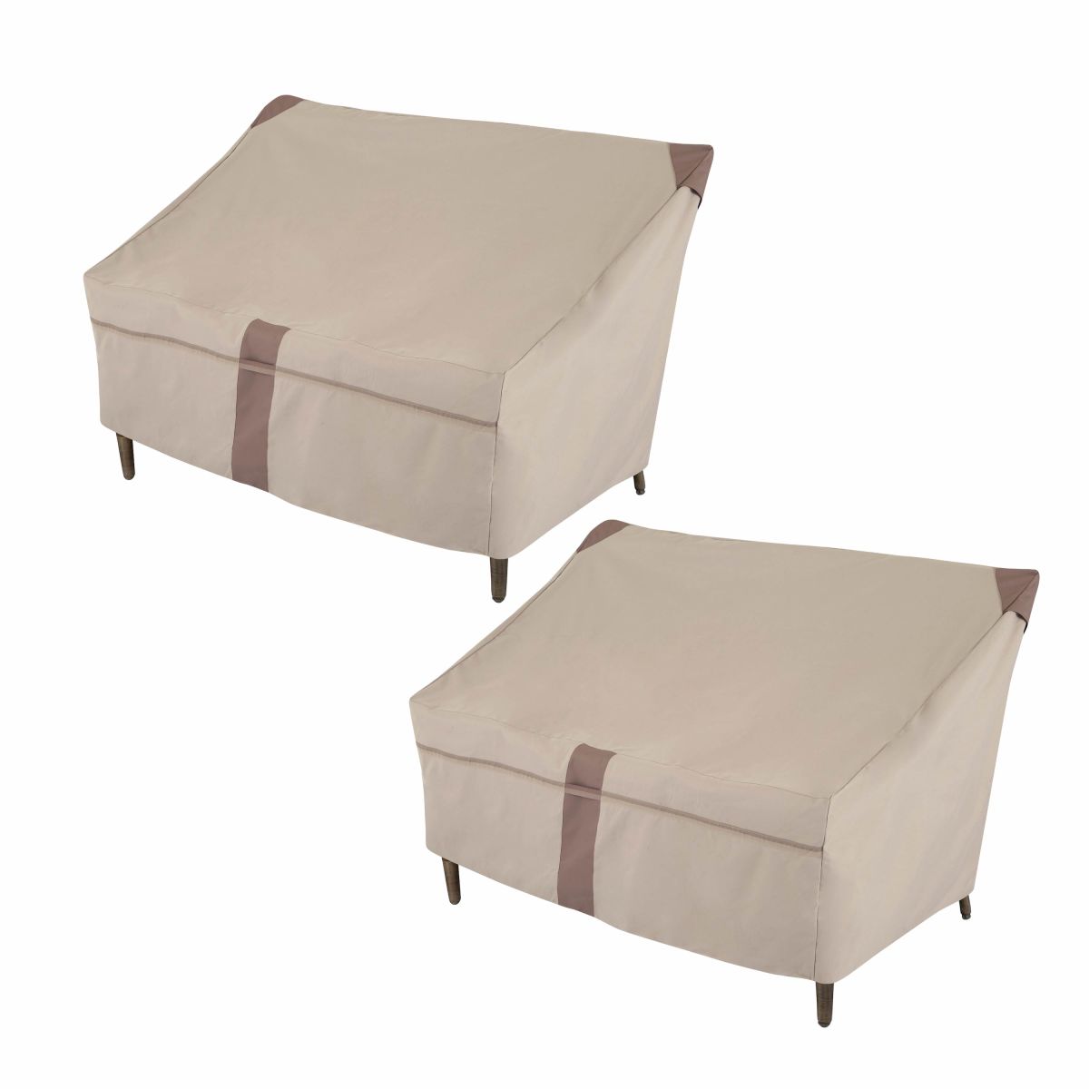 Monterey Beige Outdoor Loveseat Cover