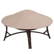 Chalet Beige Round Fire Pit Cover