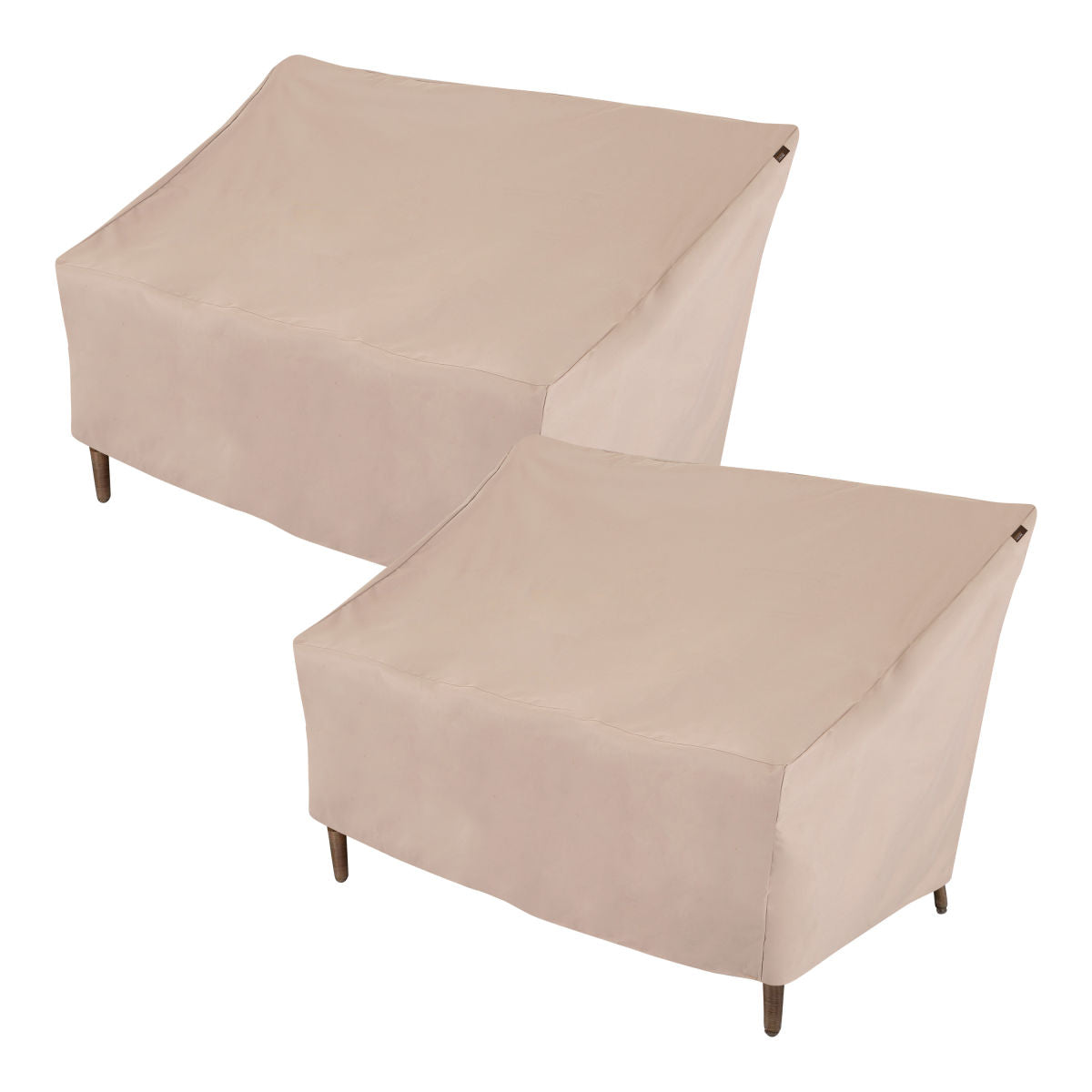 Chalet Beige Outdoor Loveseat Cover