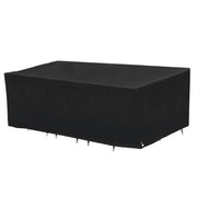 Black Diamond Table & Chair Set Cover