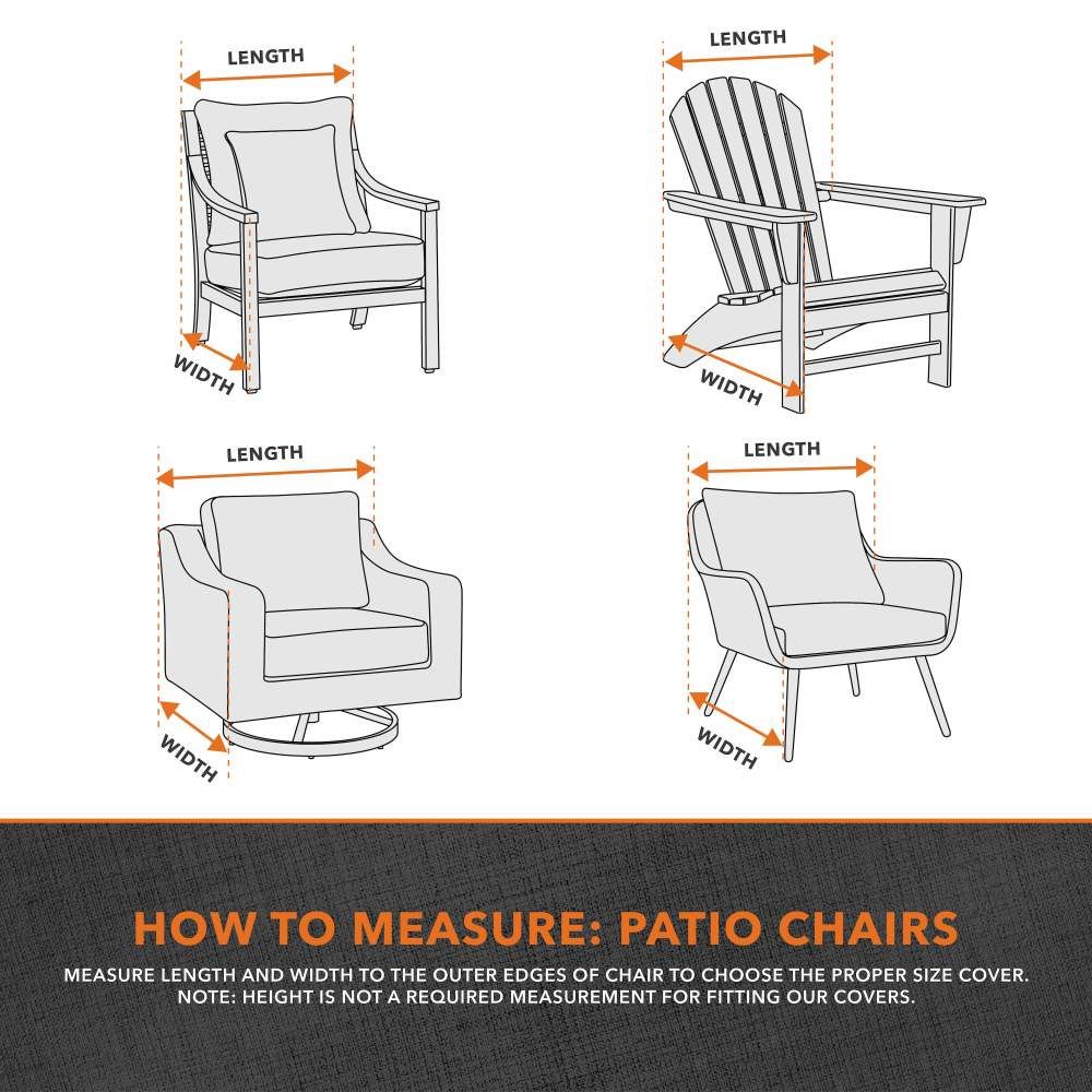 Patio chair covers for swivel online chairs