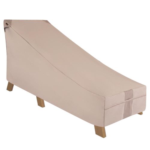Monterey Patio Day Chaise Lounge Cover, 78"L x 35.5"W x 33"H, Beige
