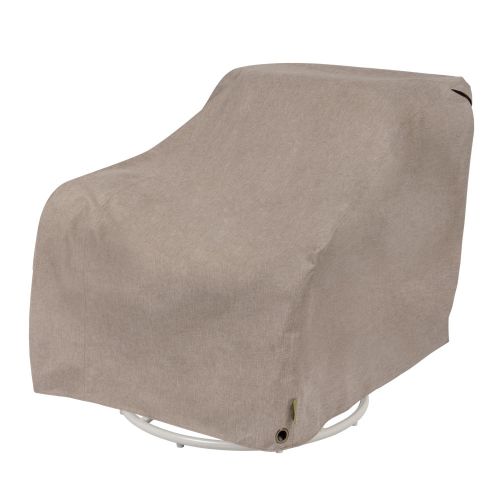 Garrison Patio Swivel Lounge Chair Cover, Waterproof, 37.5"L x 39.25"W x 38.5"H, Sandstone