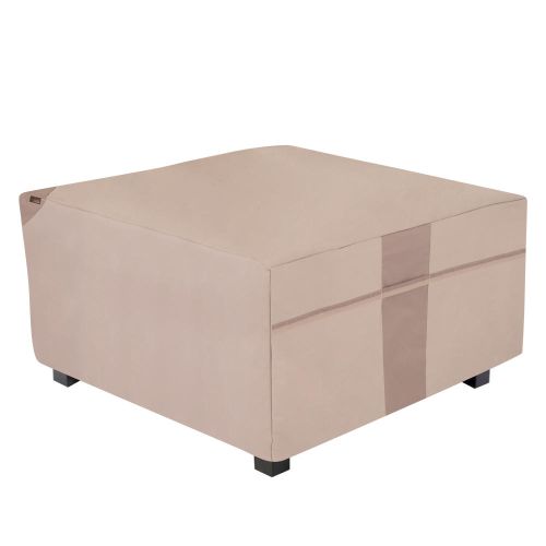 Monterey Square Fire Pit Table Cover, 42" Square x 22"H, Beige