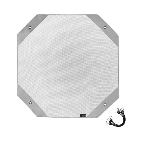 Basics Universal Air Conditioner Cover, Mesh Topper, 36" Square, Light Gray