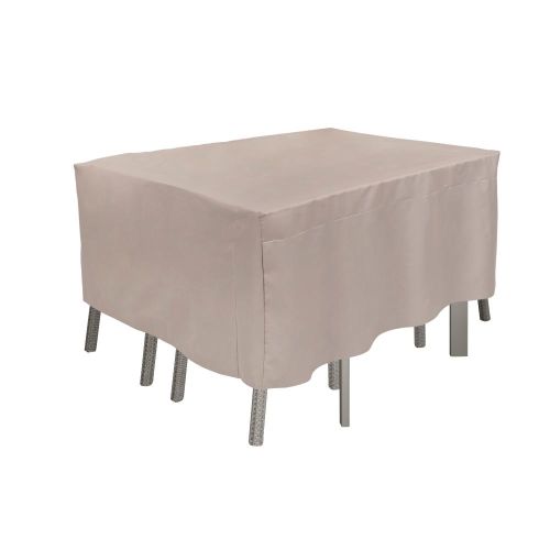 Basics Patio Bar Table & Chair Cover, Square, Beige