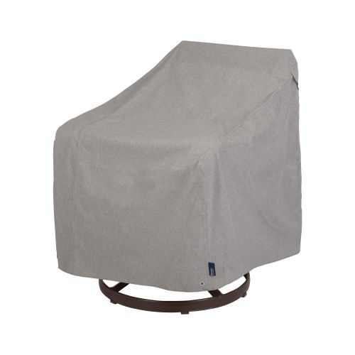 Garrison Patio Swivel Lounge Chair Cover, Waterproof, 37.5"L x 39.25"W x 38.5"H, Granite