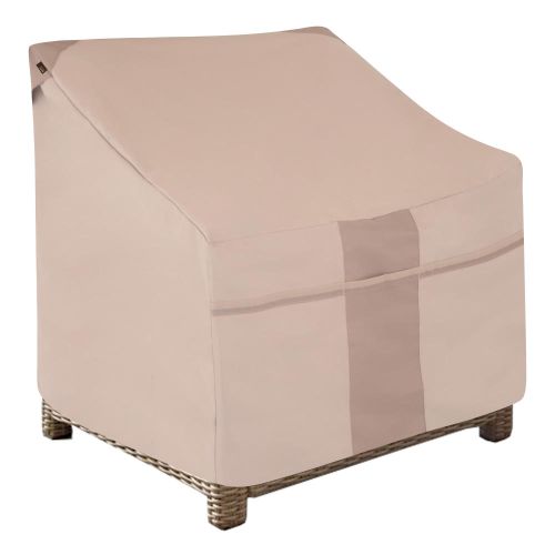 Monterey Deep Seated Patio Lounge Chair Cover, 38"L x 40"W x 31"H, Beige