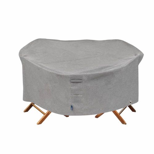 Garrison Waterproof Table & Chair Cover, 94" Round, Granite