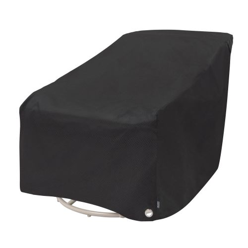 Black Diamond Patio Swivel Lounge Chair Cover, Waterproof, 37.5"L x 39.25"W x 38.5"H, Black