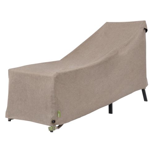 Garrison Patio Chaise Lounge Cover, Waterproof, 65"L x 28"W x 29"H, Sandstone