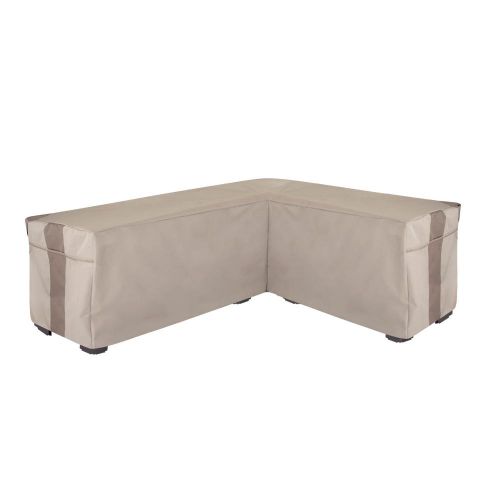 Monterey Patio Sectional Lounge Set Cover, Right-Facing, 104"L x 83"L x 32"W x 31"H, Beige