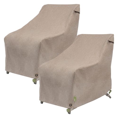 Garrison Patio Chair Cover, Waterproof, 27"L x 34"W x 31"H, 2-Pack, Sandstone