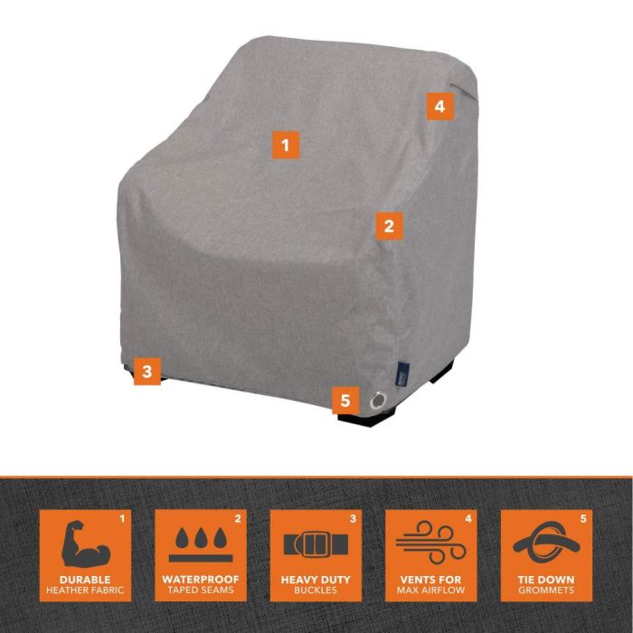 grn outdoor NTR HX-ONE Chair Cover オリーブ Gray Patio Chair Covers Outdoor Furniture Covers Waterproof